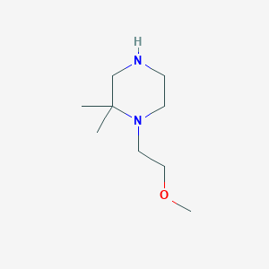 molecular formula C9H20N2O B14014711 1-(2-Methoxyethyl)-2,2-dimethylpiperazine 