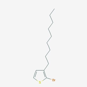 molecular formula C13H21BrS B1401475 2-Bromo-3-nonylthiophene CAS No. 1398044-31-9