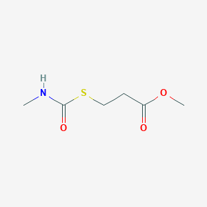 Methyl 3-(methylcarbamoylsulfanyl)propanoate