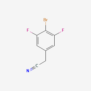 2-(4-Bromo-3,5-difluorophenyl)acetonitrile