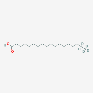 molecular formula C18H36O2 B1401481 Octadecanoic-17,17,18,18,18-d5 acid CAS No. 211443-83-3