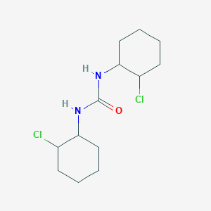 molecular formula C13H22Cl2N2O B14014926 1,3-Bis(2-chlorocyclohexyl)urea CAS No. 13908-80-0