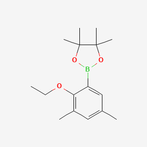 molecular formula C16H25BO3 B14015030 2-(2-Ethoxy-3,5-dimethylphenyl)-4,4,5,5-tetramethyl-1,3,2-dioxaborolane 