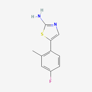 5-(4-Fluoro-2-methylphenyl)thiazol-2-amine