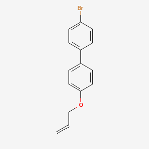 molecular formula C15H13BrO B1401514 4-溴-4'-[(丙-2-烯-1-基)氧基]-1,1'-联苯 CAS No. 918823-91-3