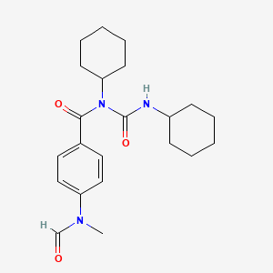 n-Cyclohexyl-n-(cyclohexylcarbamoyl)-4-[formyl(methyl)amino]benzamide