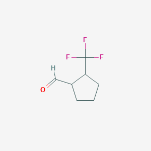 2-(Trifluoromethyl)cyclopentane-1-carbaldehyde