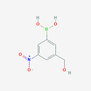 (3-(Hydroxymethyl)-5-nitrophenyl)boronic acid