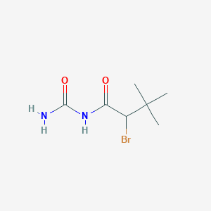 2-Bromo-n-carbamoyl-3,3-dimethylbutanamide