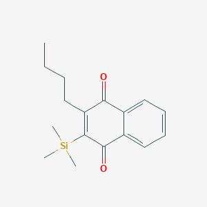 2-Butyl-3-(trimethylsilyl)naphthalene-1,4-dione