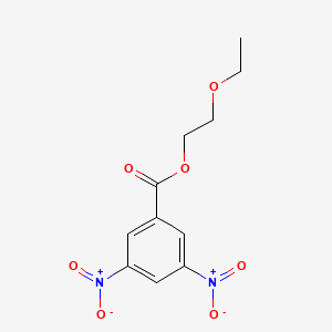 molecular formula C11H12N2O7 B14015242 2-Ethoxyethyl 3,5-dinitrobenzoate CAS No. 6943-77-7