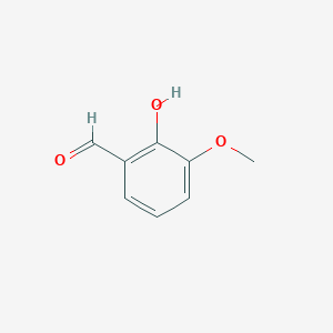 molecular formula C8H8O3 B140153 2-羟基-3-甲氧基苯甲醛 CAS No. 148-53-8