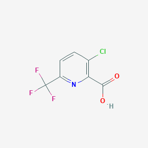 molecular formula C7H3ClF3NO2 B1401533 3-氯-6-(三氟甲基)吡啶-2-羧酸 CAS No. 760147-01-1