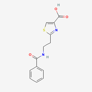 2-(2-Benzamidoethyl)-1,3-thiazole-4-carboxylic acid