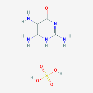 molecular formula C4H9N5O5S B140154 6-羟基-2,4,5-三氨基嘧啶硫酸盐 CAS No. 35011-47-3