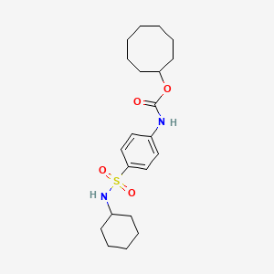 cyclooctyl N-[4-(cyclohexylsulfamoyl)phenyl]carbamate