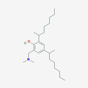 2-[(Dimethylamino)methyl]-4,6-di(octan-2-yl)phenol