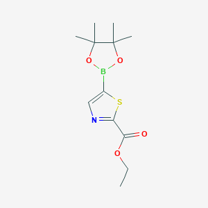 Ethyl 5-(4,4,5,5-tetramethyl-1,3,2-dioxaborolan-2-yl)thiazole-2-carboxylate