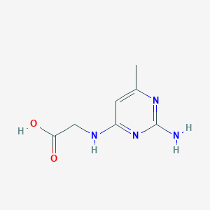 N-(2-Amino-6-methylpyrimidin-4-yl)glycine