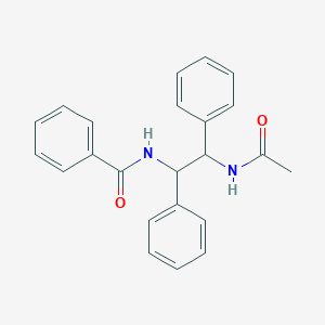 N-(2-acetamido-1,2-diphenylethyl)benzamide