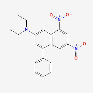 N,N-diethyl-6,8-dinitro-4-phenylnaphthalen-2-amine