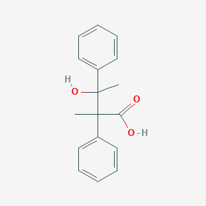 3-Hydroxy-2-methyl-2,3-diphenylbutanoic acid