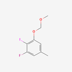 1-Fluoro-2-iodo-3-(methoxymethoxy)-5-methylbenzene