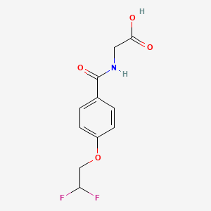 n-[4-(2,2-Difluoroethoxy)benzoyl]glycine