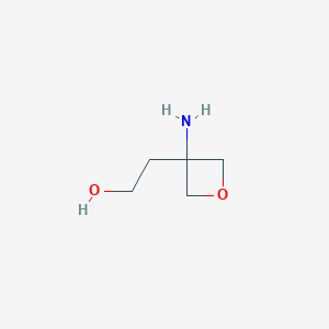 molecular formula C5H11NO2 B1401564 2-(3-Aminooxetan-3-yl)ethanol CAS No. 1379812-08-4