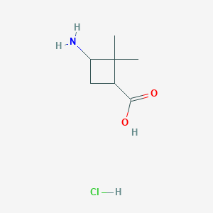 3-Amino-2,2-dimethylcyclobutanecarboxylic acid hydrochloride