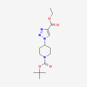 Tert-butyl 4-(4-ethoxycarbonyltriazol-1-yl)piperidine-1-carboxylate