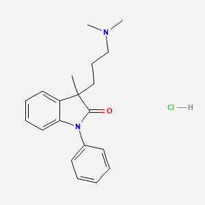 3-[3-(Dimethylamino)propyl]-3-methyl-1-phenylindol-2-one;hydrochloride