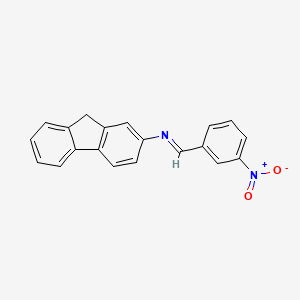 N-(9H-fluoren-2-yl)-1-(3-nitrophenyl)methanimine