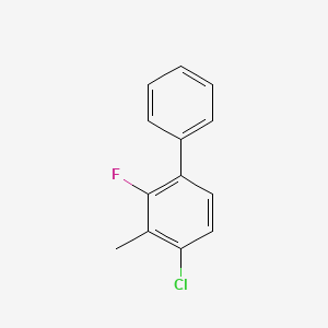 4-Chloro-2-fluoro-3-methyl-1,1'-biphenyl