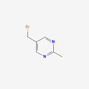 molecular formula C6H7BrN2 B1401630 5-(Bromomethyl)-2-methylpyrimidine CAS No. 802559-38-2