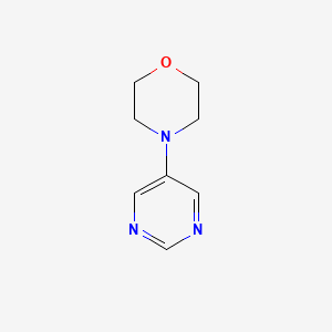 molecular formula C8H11N3O B1401639 4-(嘧啶-5-基)吗啉 CAS No. 91233-71-5