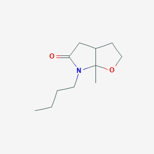 6-Butyl-6a-methylhexahydro-5h-furo[2,3-b]pyrrol-5-one