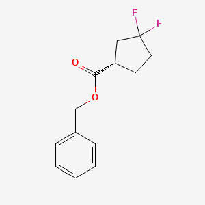 Benzyl (1S)-3,3-difluorocyclopentane-1-carboxylate