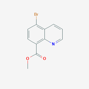 molecular formula C11H8BrNO2 B1401641 Methyl 5-bromoquinoline-8-carboxylate CAS No. 1445781-45-2