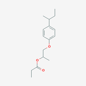 1-(4-Butan-2-ylphenoxy)propan-2-yl propanoate