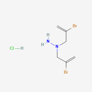 1,1-Bis(2-bromoprop-2-enyl)hydrazine