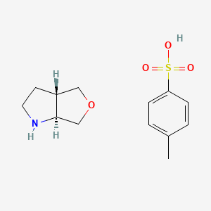 (3aS,6aS)-2,3,3a,4,6,6a-hexahydro-1H-furo[3,4-b]pyrrole;4-methylbenzenesulfonic acid