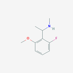 1-(2-fluoro-6-methoxyphenyl)-N-methylethan-1-amine