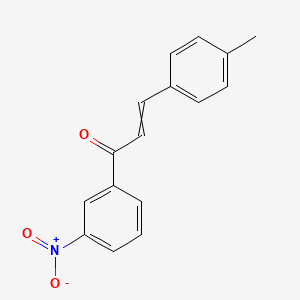 3-(4-methylphenyl)-1-(3-nitrophenyl)prop-2-en-1-one