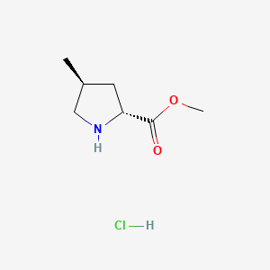 Methyl trans-4-methylpyrrolidine-2-carboxylate hydrochloride