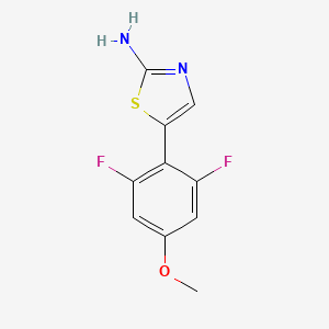 5-(2,6-Difluoro-4-methoxyphenyl)thiazol-2-amine