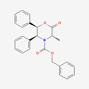 benzyl (3S,5S,6R)-3-methyl-2-oxo-5,6-diphenylmorpholine-4-carboxylate