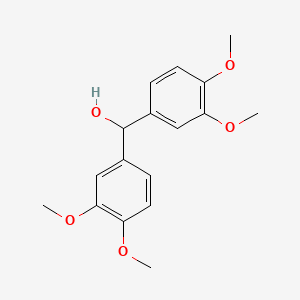 molecular formula C17H20O5 B14016771 Bis(3,4-dimethoxyphenyl)methanol CAS No. 74084-26-7