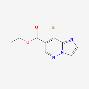 Ethyl 8-bromoimidazo[1,2-b]pyridazine-7-carboxylate