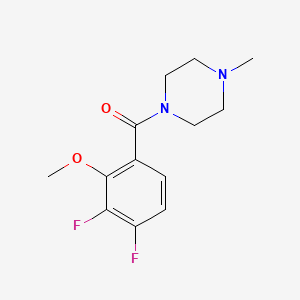 molecular formula C13H16F2N2O2 B14016809 (3,4-Difluoro-2-methoxyphenyl)(4-methylpiperazin-1-yl)methanone 